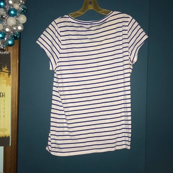 Juicy Couture I Love Juicy Striped Pink Heart Top - Picture 5 of 5